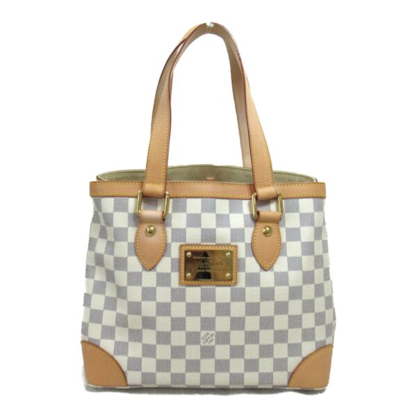 2118900035676 2 Louis Vuitton Hampstead Tote Bag Damier Azur Ivory