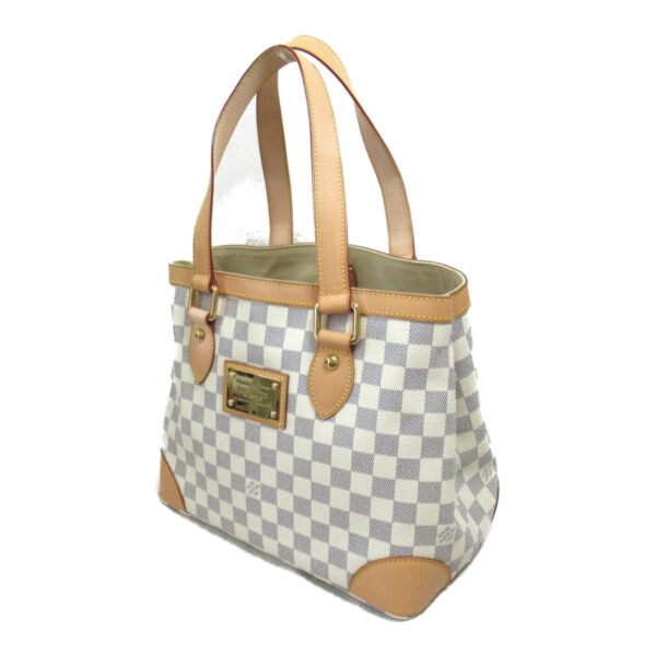 2118900035676 4 Louis Vuitton Hampstead Tote Bag Damier Azur Ivory