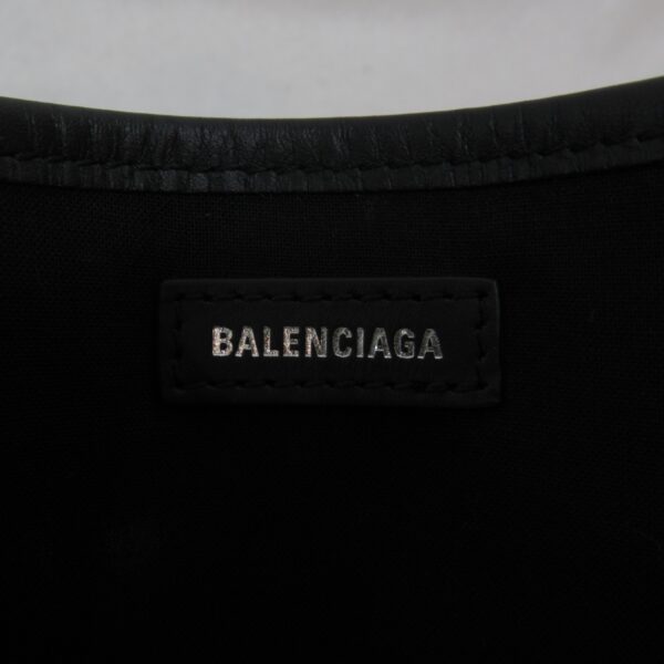 2119800006483 10 Balenciaga Navy Cabas S Tote Bag Black