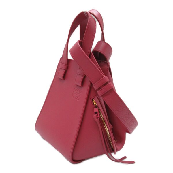 2119900004037 4 Loewe Hammock Handbag Calf Pink Plum Rose