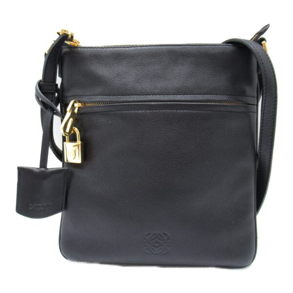 2119900004181 3 Loewe Shoulder Bag Leather Black