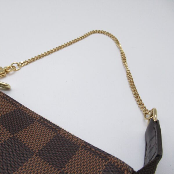 2119900005461 9 Louis Vuitton Mini Pochette Accessory Pouch Damier Brown