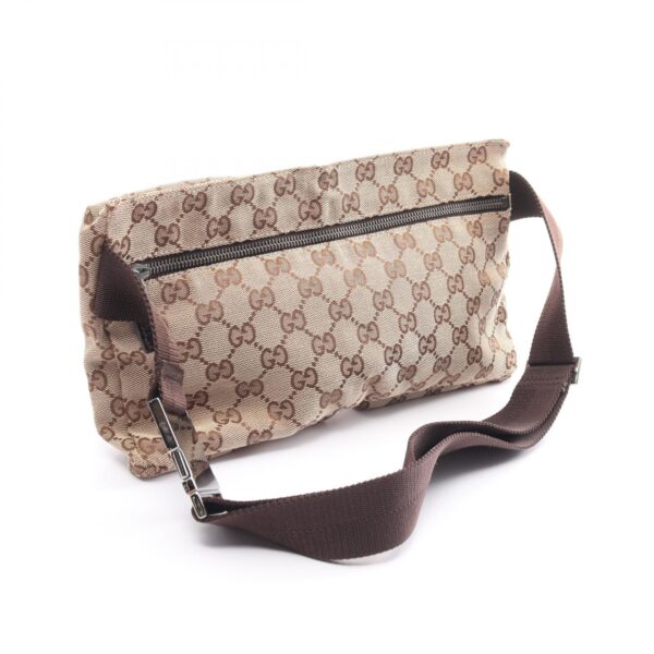 2119900012278 2 Gucci GG Waist Bag Body Bag Leather Beige Brown