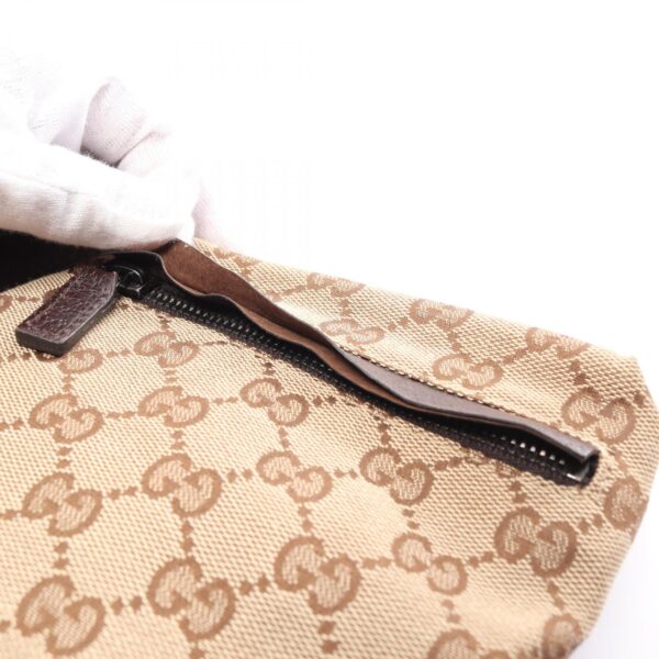 2119900012278 5 Gucci GG Waist Bag Body Bag Leather Beige Brown