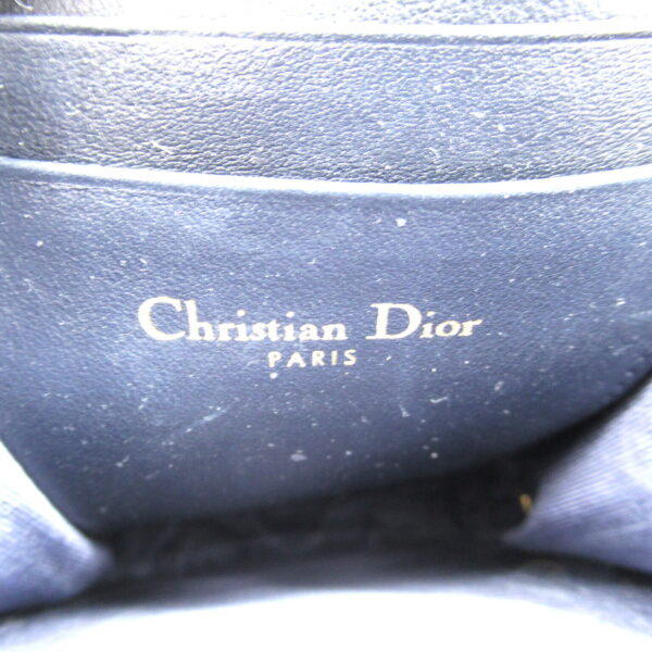 2120100000453 7 Dior 30 Montaigne Callin Dior Phone Holder Bag Navy Blue