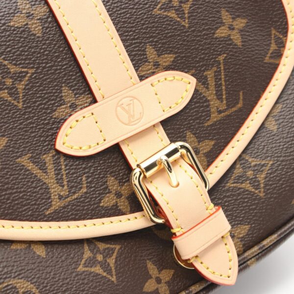 2120100001603 5 Louis Vuitton Saumur BB Monogram Handbag Brown