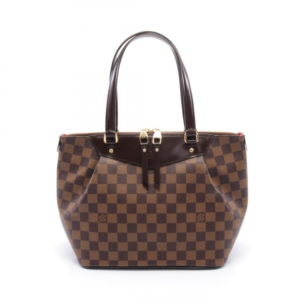 2120700028468 1 Louis Vuitton Westminster PM Tote Bag Leather Damier Brown