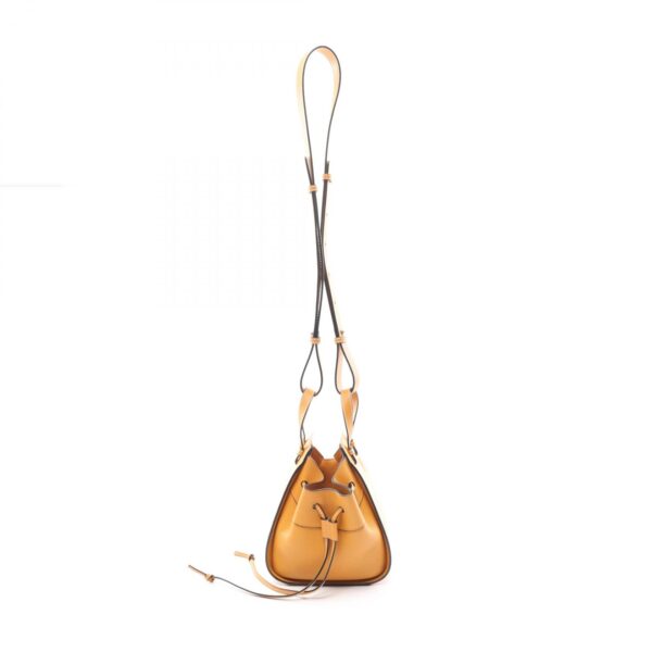 2120700034797 5 Loewe Hammock Drawstring Mini Handbag Leather Brown