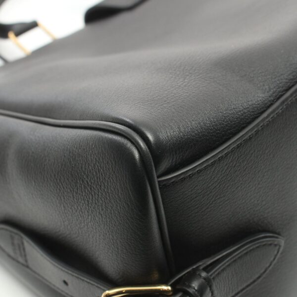 2120700046318 6 Celine Leather Medium Apolline Handbag Black