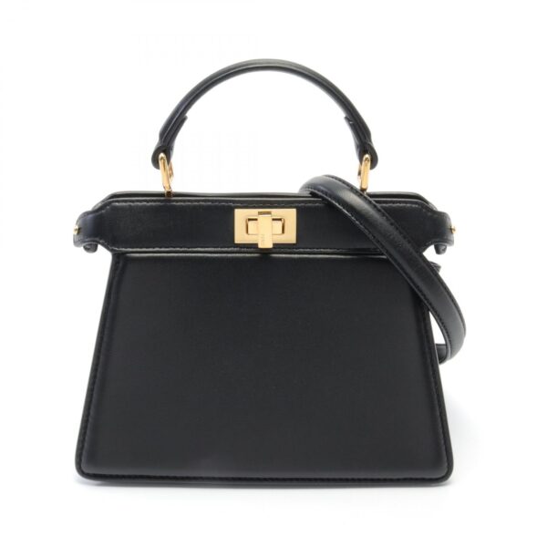 2120700073291 1 Fendi Peekaboo IseeU Handbag Leather Black