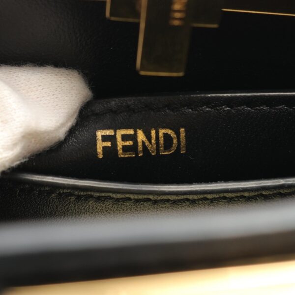 2120700073291 4 Fendi Peekaboo IseeU Handbag Leather Black