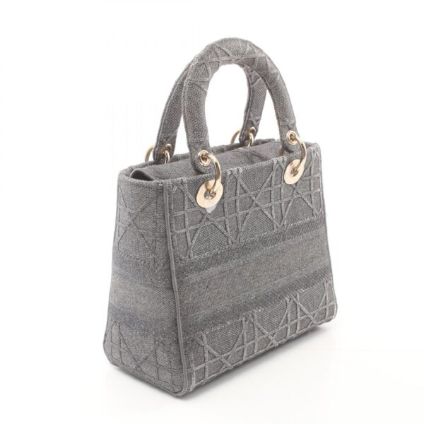 2120700076766 2 Dior Lady D Lite Medium Handbag Gray