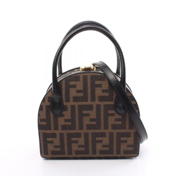 2120700082392 1 Fendi Zucca Handbag Leather Brown