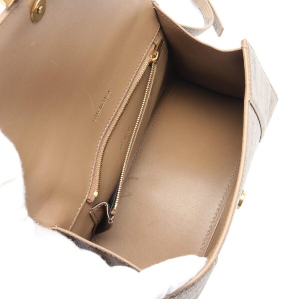 2120700092872 3 Balenciaga Hourglass Handbag Leather Beige