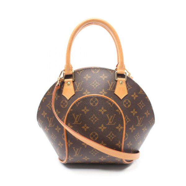 2120700130376 1 Louis Vuitton Ellipse PM Handbag Leather Monogram Brown