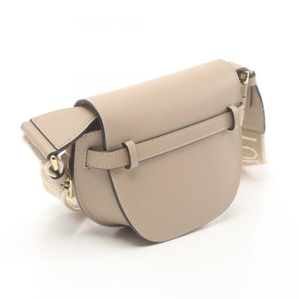 2120700131373 2 Loewe Gate Dual Mini Shoulder Bag Leather Beige