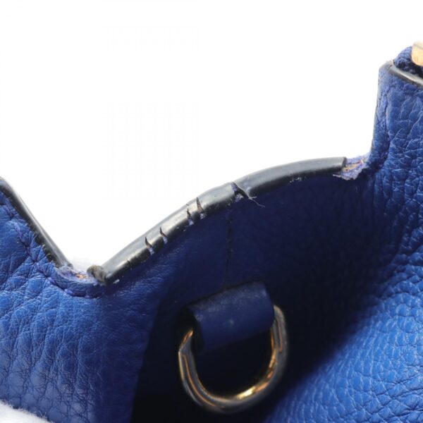 2120700131755 5 Prada Vitello Phenix Handbag Leather Blue