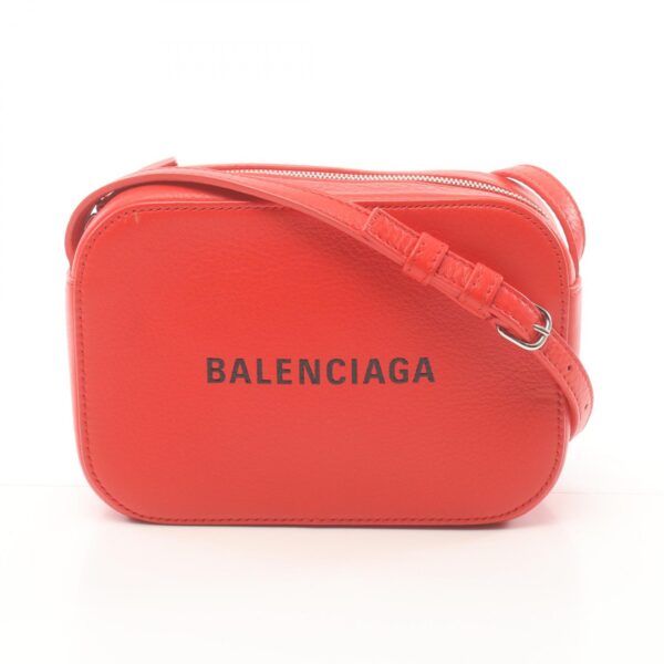 2120700131922 1 Balenciaga Everyday Camera Bag XS Shoulder Bag Leather Red