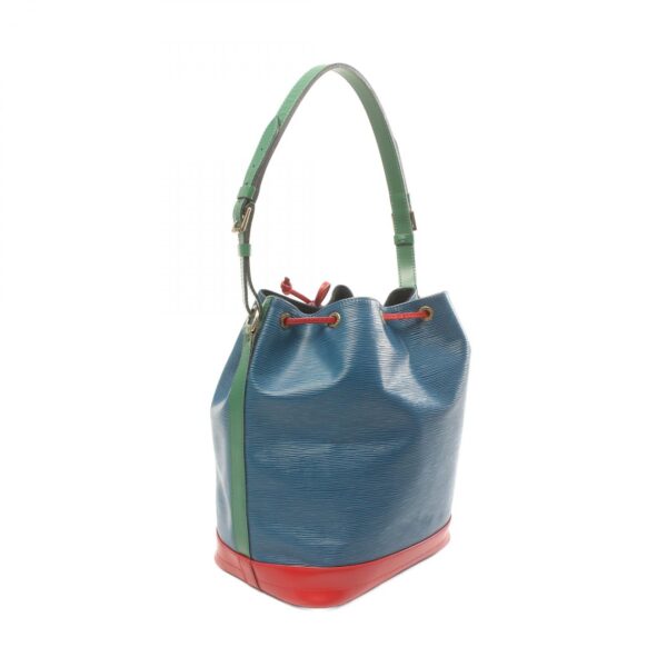 2120700135883 2 Louis Vuitton Noe Epi Leather Shoulder Bag Blue Green Red