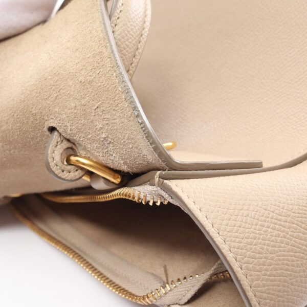 2120700136453 8 Celine Leather Nano Belt Bag Beige