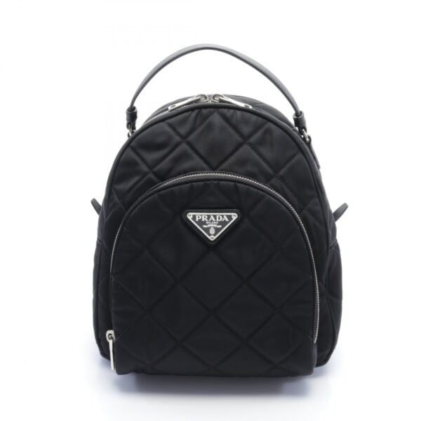 2120700138112 1 Prada Tessuto Impuntu Quilted Rucksack Backpack Nylon Black