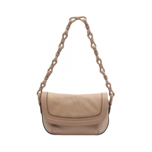 2120700138365 1 Loewe Shoulder Bag Leather Beige