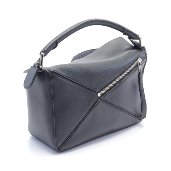 2120700138419 2 Loewe Puzzle Small Handbag Leather Black