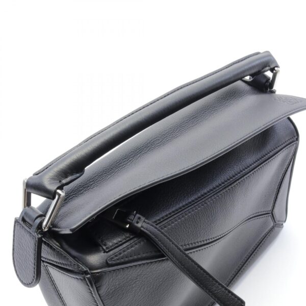 2120700138419 5 Loewe Puzzle Small Handbag Leather Black