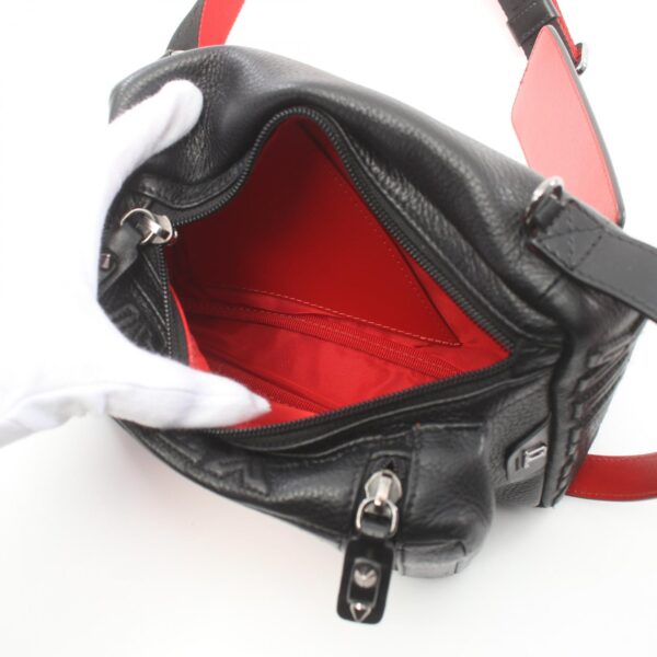 2120700141273 3 Christian Louboutin Waist Bag Body Bag Leather Black Red