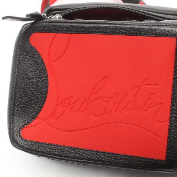 2120700141273 5 Christian Louboutin Waist Bag Body Bag Leather Black Red