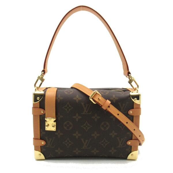 2120700141310 1 Louis Vuitton Side Trunk MM 2way Shoulder Bag Monogram Brown