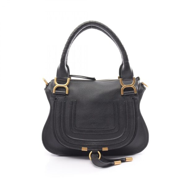 2120700141891 1 Chloe Leather Handbag Black