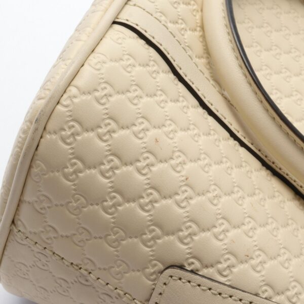 Gucci Micro Guccisima Handbag Leather Ivory - Image 6