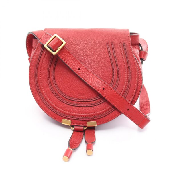 2120700142720 1 Chloe Leather Shoulder Bag Red