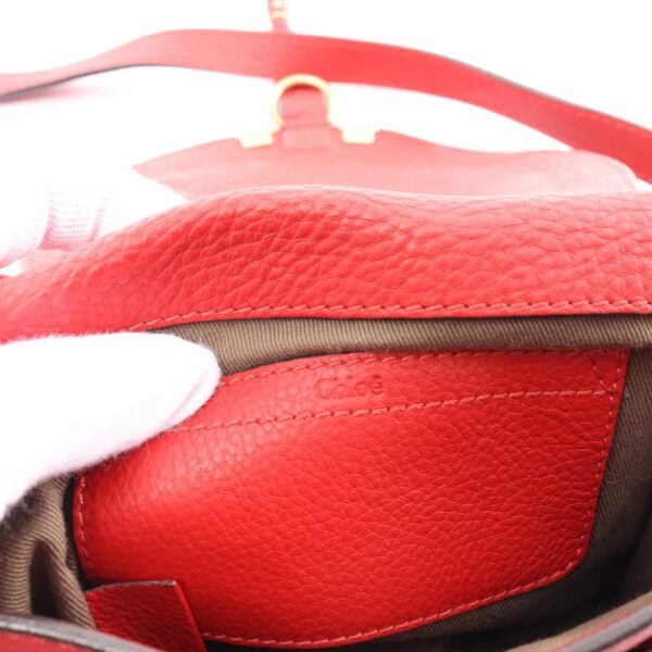 2120700142720 4 Chloe Leather Shoulder Bag Red