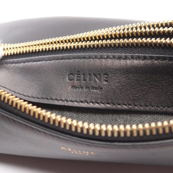 2120700151081 4 Celine Leather Large Shoulder Bag Black