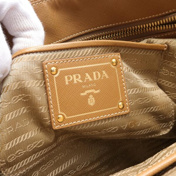 2120700152507 4 Prada Logo Jacquard Handbag Leather