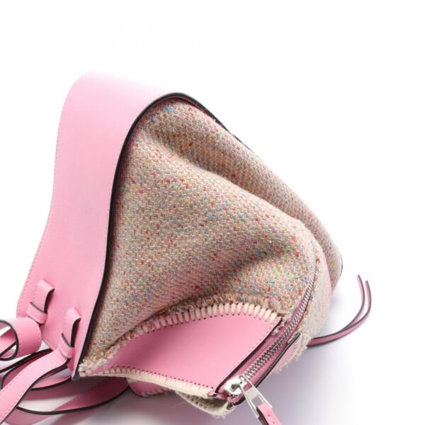 2120700154532 7 Loewe Hammock Small Handbag Fabric Leather Pink Multicolor