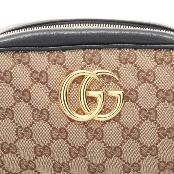 2120700157854 5 Gucci GG Marmont GG Shoulder Bag Leather Beige Black