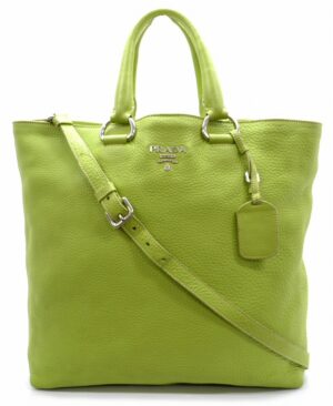 21510962 Prada Shoulder Bag Tote Bag Nylon Moss Green