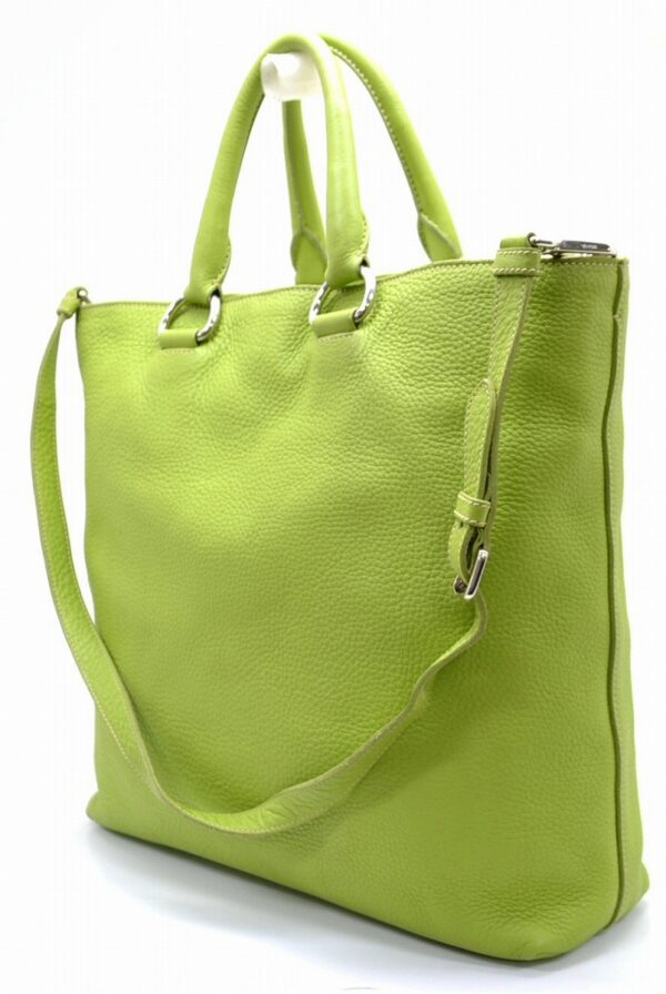 21510962 1 Prada 2WAY Tote Bag Leather Green