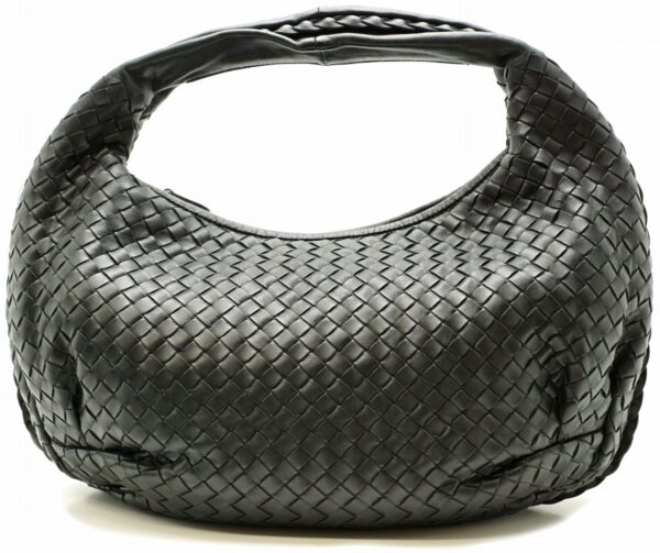 21581456 Bottega Veneta Intrecciato Leather Shoulder Bag Shoulder Black