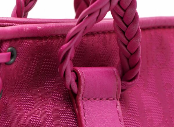 21600052 6 Christian Dior Trotter Ethnic Tote Bag Nylon Leather Pink Purple