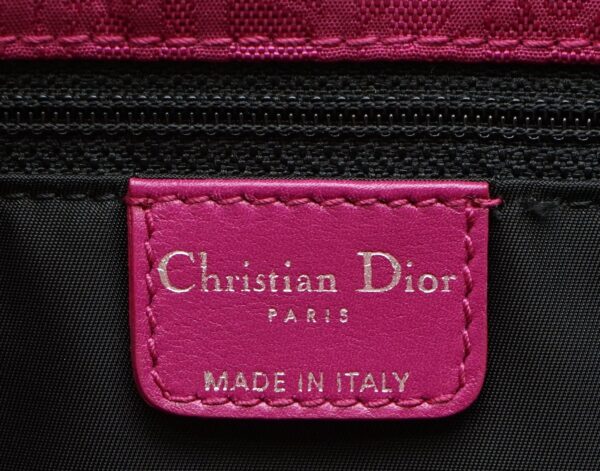 21600052 8 Christian Dior Trotter Ethnic Tote Bag Nylon Leather Pink Purple