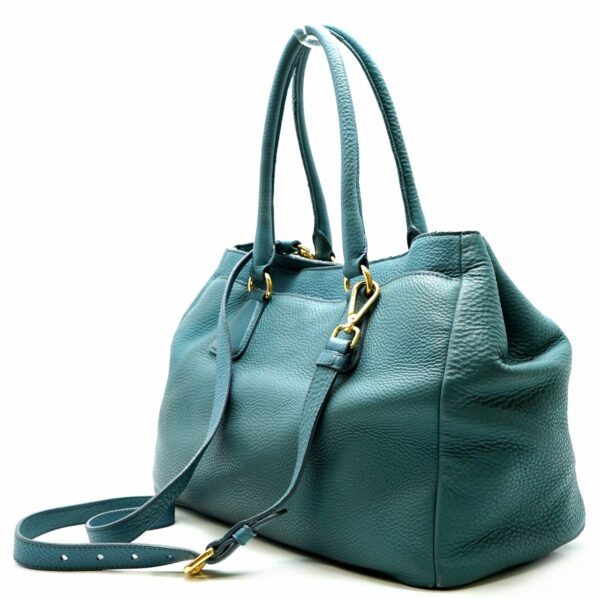 21620089 1 Prada 2WAY Tote Bag Leather Light Blue