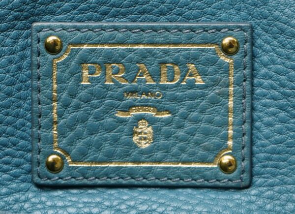 21620089 8 Prada 2WAY Tote Bag Leather Light Blue