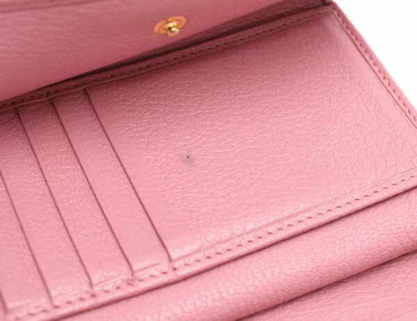 21660260 7 Miu Miu Wallet Leather Pink