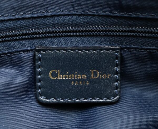 21720707 8 Christian Dior Trotter Mini Handbag Leather Navy