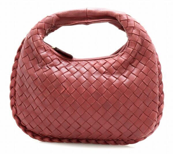 21731029 Bottega Veneta Intrecciato Mini Bag Pouch Leather Bordeaux