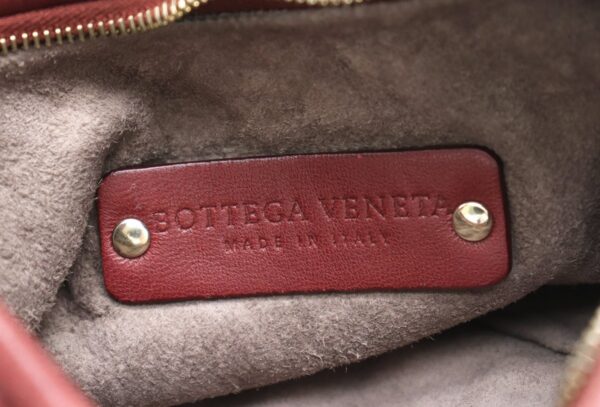 21731029 8 Bottega Veneta Intrecciato Mini Bag Pouch Leather Bordeaux